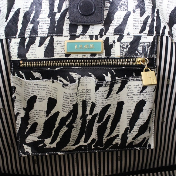 LAMB Gwen Stefani Williamsfield Zebra Purse Bag - Picture 8 of 8